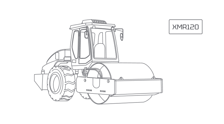 Двухвальцовый каток XCMG XMR120