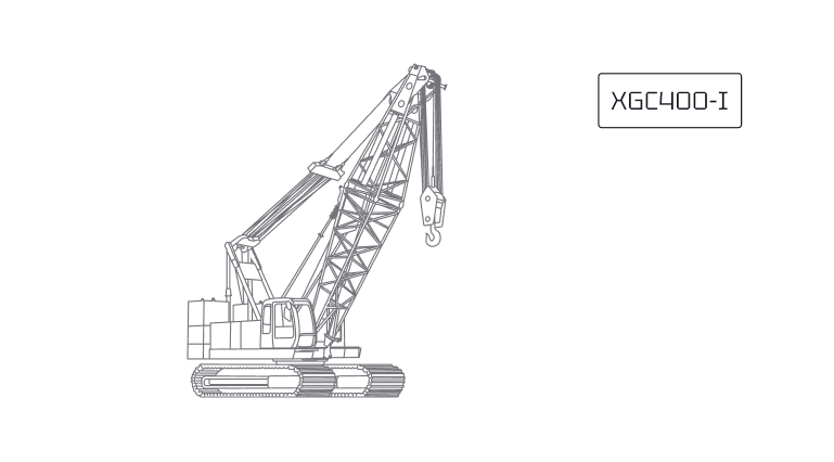 Гусеничный кран XCMG XGC400-I Гусеничный кран XCMG XGC400-I