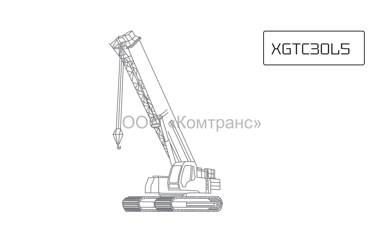 Гусеничный телескопический кран XCMG XGTC30L5